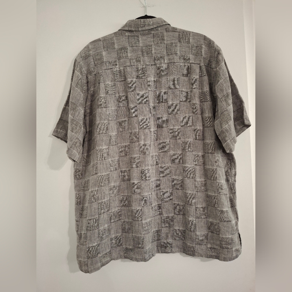 Visitor Mens 100% Linen Button Down Shirt - Picture 6 of 9